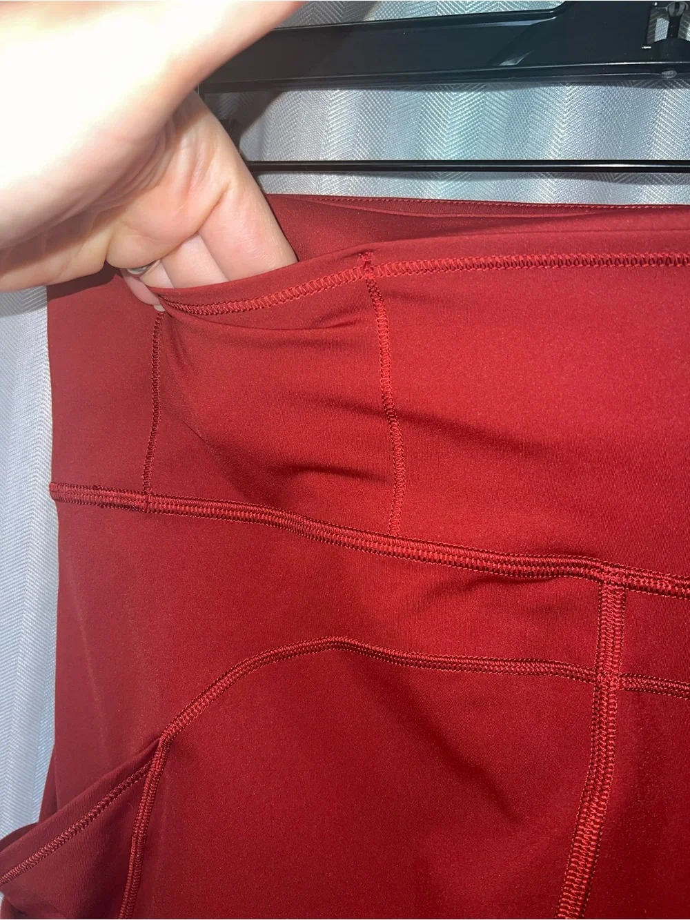 lululemon athletica High-Rise Red Pocket Leggings size 10